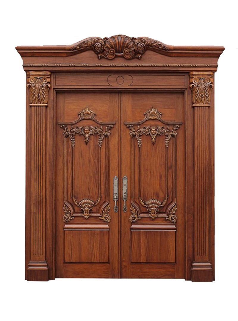 FM-009 對(duì)開(kāi)實(shí)木大門(mén)